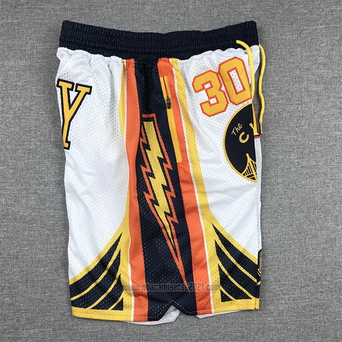 Pantalone Golden State Warriors Stephen Curry 2022 NBA Finals Blanco